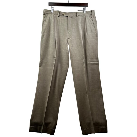 Pal Zileri Mens Suit Loro Piana Tasmanian Wool 2-Piece Set Made in Italy (US)44R - Picture 13 of 14